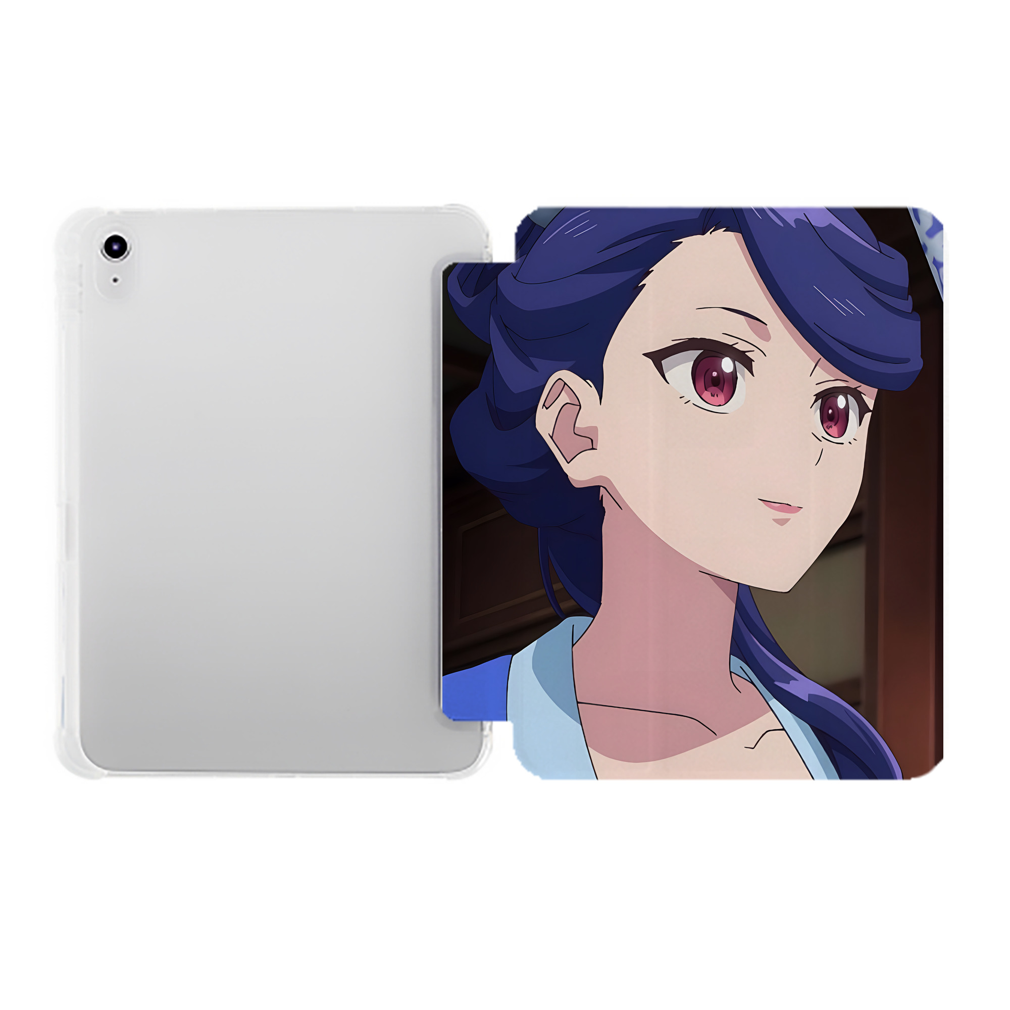 （画像用） 薬屋のひとりごと The Apothecary Diaries IPad ケース ペン収納付き 三つ折りスタンド PUレザー×シリコン 対応機種9.5/10.5/10.9インチ